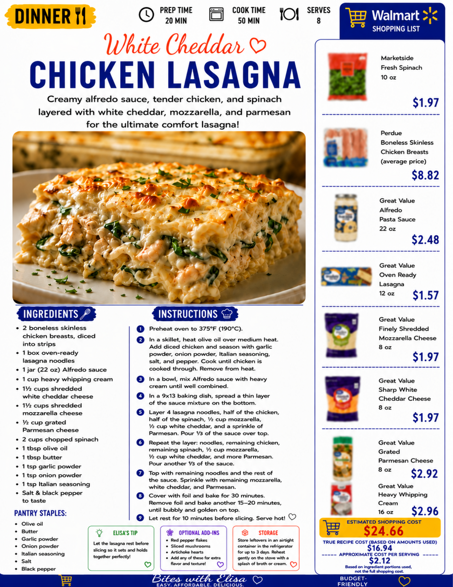 Walmart Meal Guide | 50 Easy & Affordable Recipes