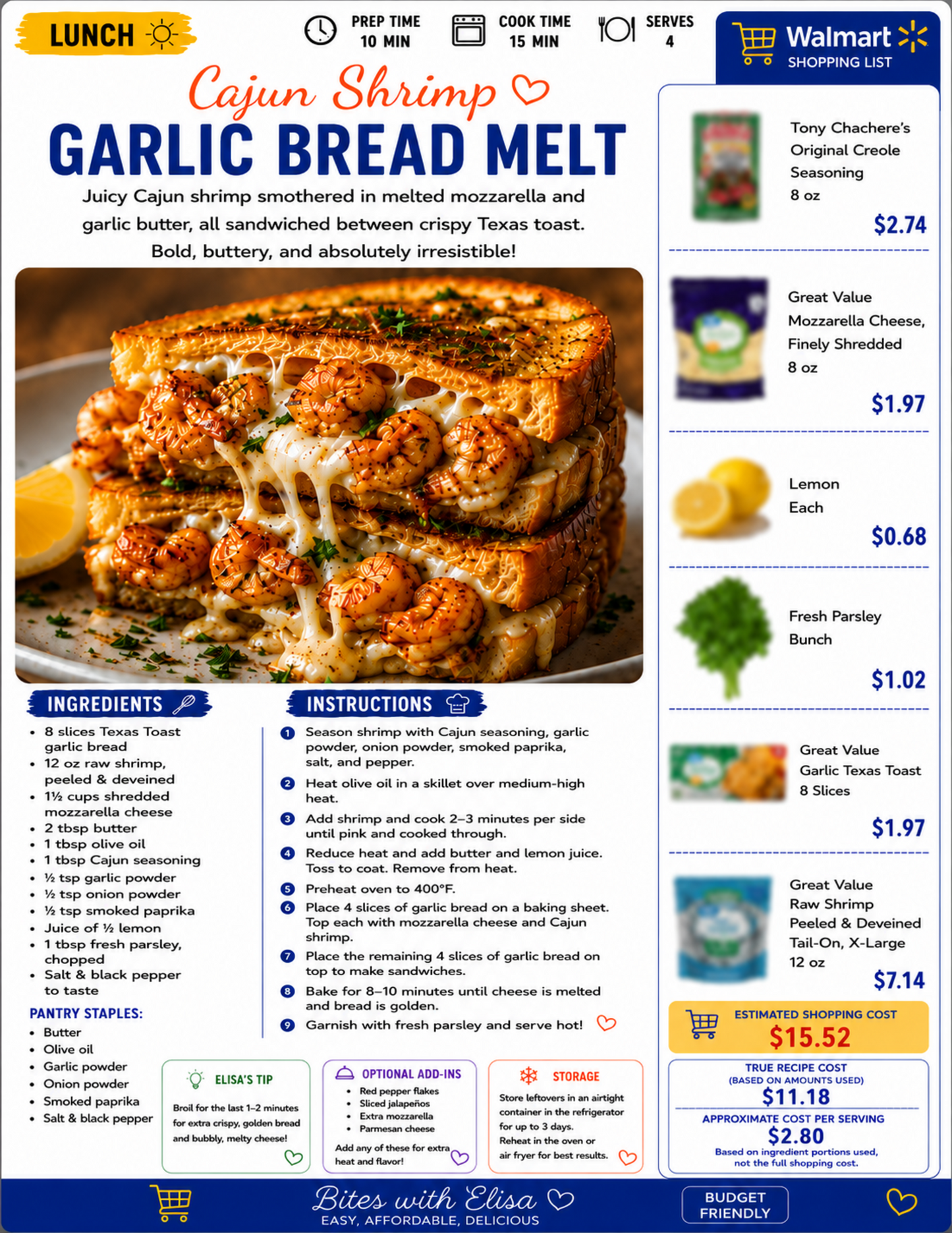 Walmart Meal Guide | 50 Easy & Affordable Recipes