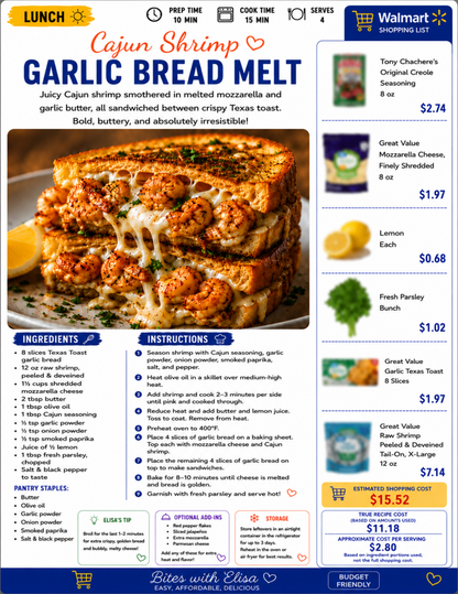 Walmart Meal Guide | 50 Easy & Affordable Recipes