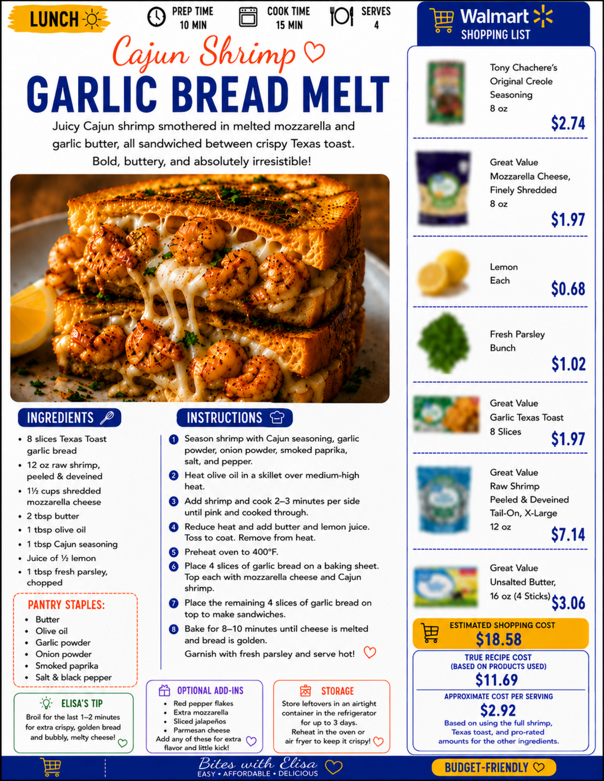 Walmart Meal Guide | 50 Easy & Affordable Recipes