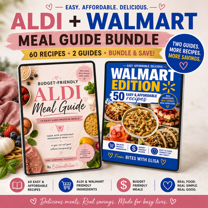 ALDI + Walmart Meal Guide Bundle | Easy & Affordable Recipes