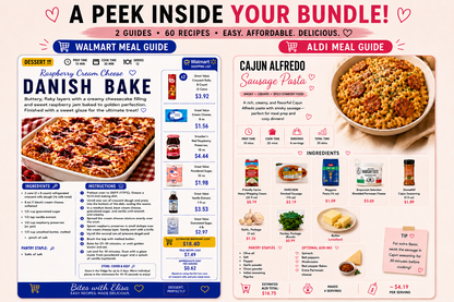 ALDI + Walmart Meal Guide Bundle | Easy & Affordable Recipes